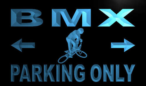 BMX Parking Only Neon Light Sign